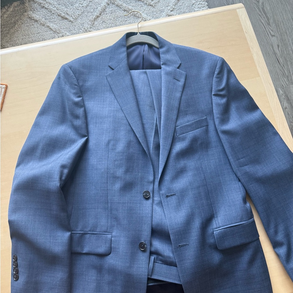 Men's Blue Traveler Suit
